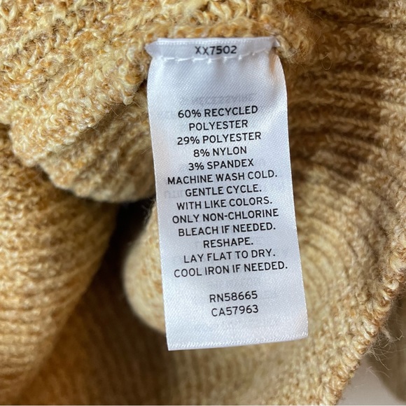 Nordstrom BP Tan Ribbed Crewneck Pullover Sweater Size Small - Picture 5 of 6
